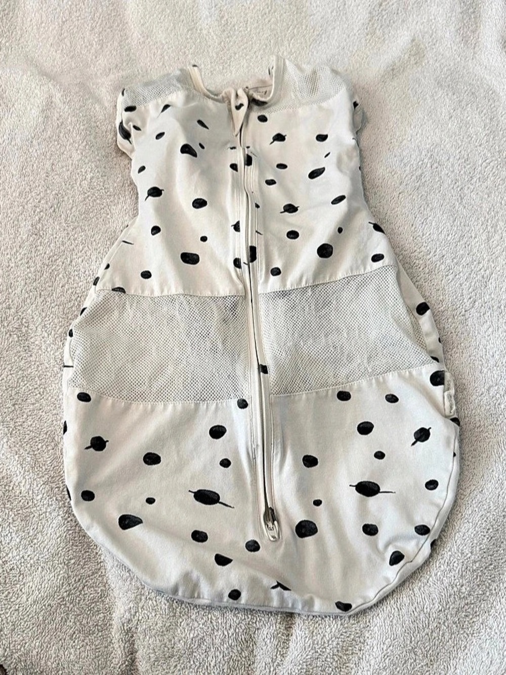 Happiest Baby Sleepea Sleep Sack Swaddle Medium 2-4 months White Planets